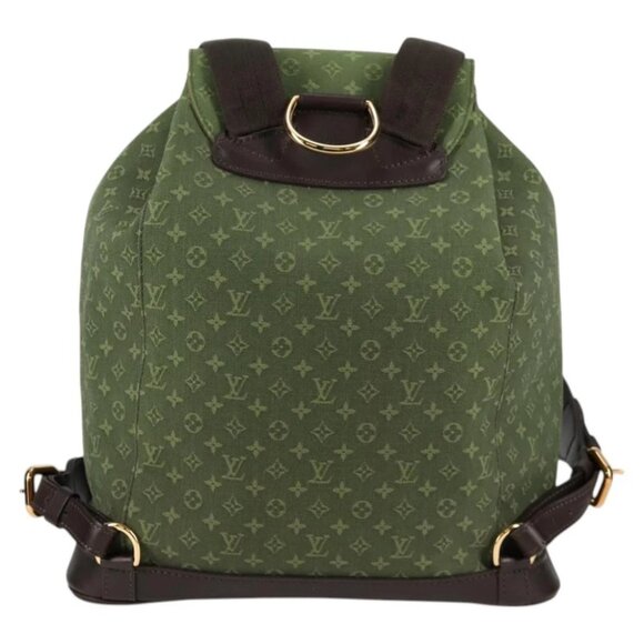 LOUIS VUITTON Monogram Mini Montsouris GM Backpack TST Khaki M92456 Auth 129889V - Picture 3 of 15